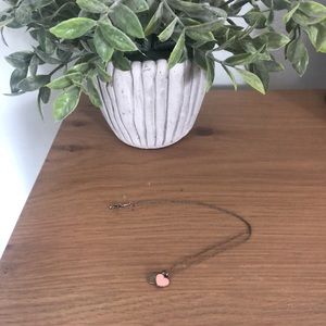Tiffany & Co Pink Heart Necklace